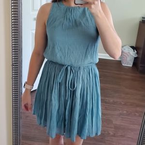 She and Sky Blue Cocktail Dress
